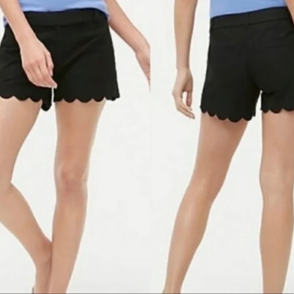 J.crew womens scallop bottom shorts 16